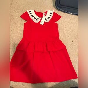 Janie and Jack dress size 7 red nwt $59